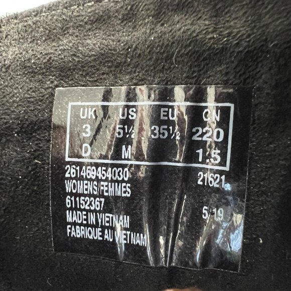 Clarks Womens Carleta Lyon Black Oily Leather Ankle Bootie Chunky Heel size 5.5 - Picture 16 of 16